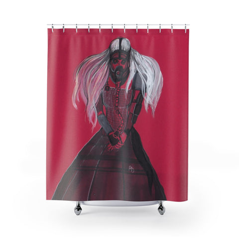 Shower Curtains Red Warrior