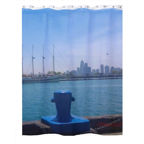 The Lakefront shower curtain