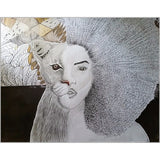 The Strong Lioness Woman Canvas-Posters