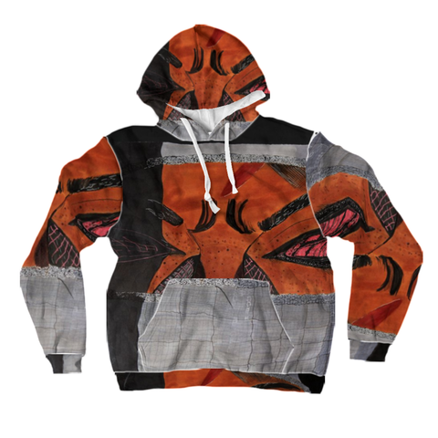 All-Over Print Pullover Hoodies