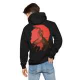 Red Bird Unisex fleece hoodie