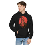 Red Bird Unisex fleece hoodie