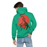 Red Bird Unisex fleece hoodie