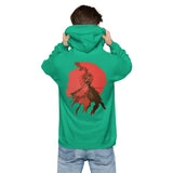 Red Bird Unisex fleece hoodie