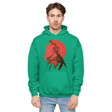 Red Bird Unisex fleece hoodie