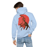 Red Bird Unisex fleece hoodie