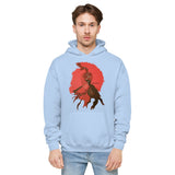 Red Bird Unisex fleece hoodie