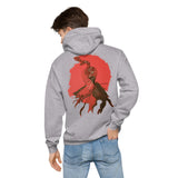 Red Bird Unisex fleece hoodie