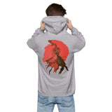 Red Bird Unisex fleece hoodie