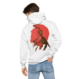 Red Bird Unisex fleece hoodie