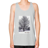 Unisex Fine Jersey Tank (on man) Silver TMaria's Artistry & Associates
